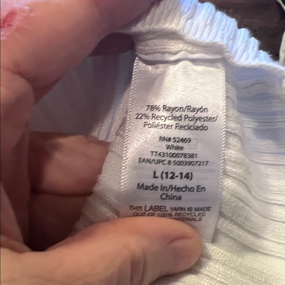 Time and Tru White Turtleneck Sweater - Picture 8 of 14